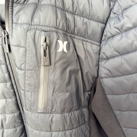 Hurley - men hooded puffer jacket (small) - Picture 3 of 7